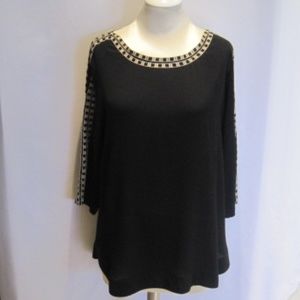 RIANI Cold Shoulder Top